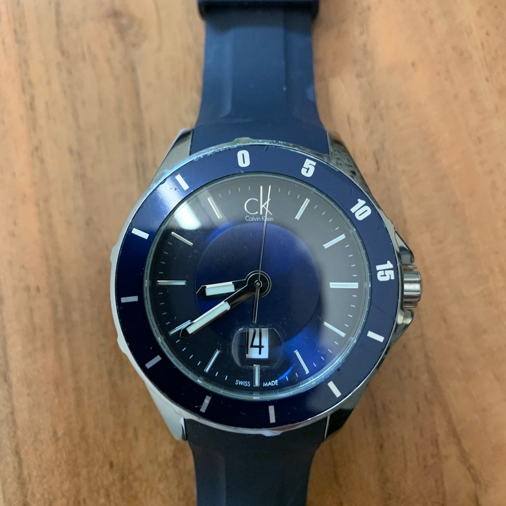 Calvin Klein Navy Smartwatch NEEDS NEW BATTERY